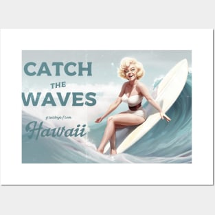 Retro Surf - Hawaii Posters and Art